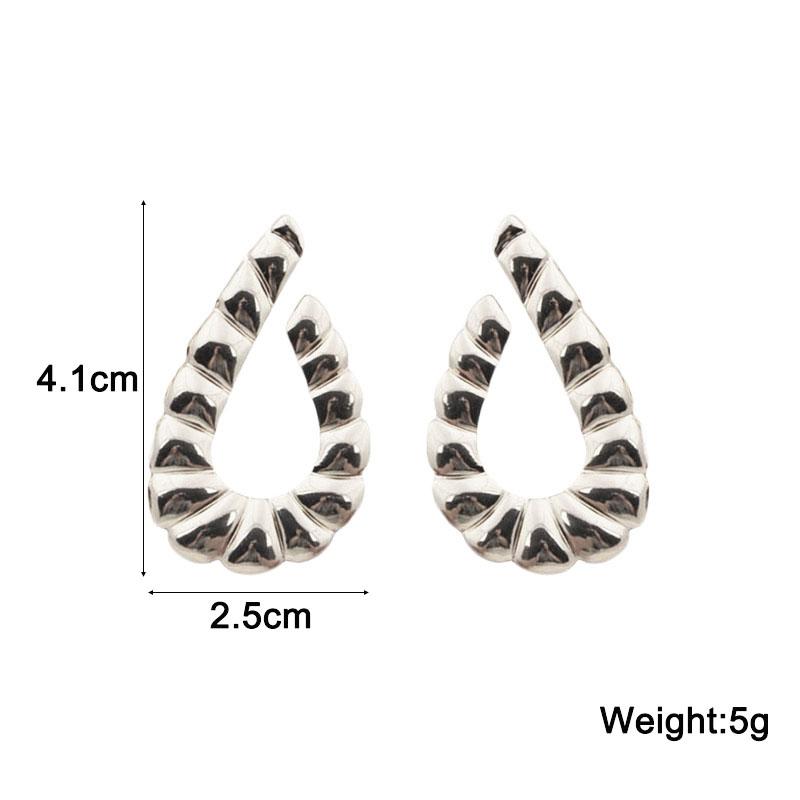 Boucles d'oreilles pendantes torsadées en métal pour femmes, couleur or, alliage enveloppé, déclaration géométrique irrégulière, oreille féminine, zircon, pendientes mujer