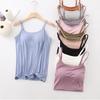 Damen-Schlankheits-Camisole mit integriertem BH und verstellbaren Trägern