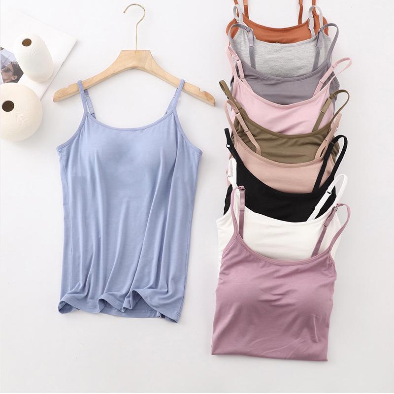 Damen-Schlankheits-Camisole mit integriertem BH und verstellbaren Trägern