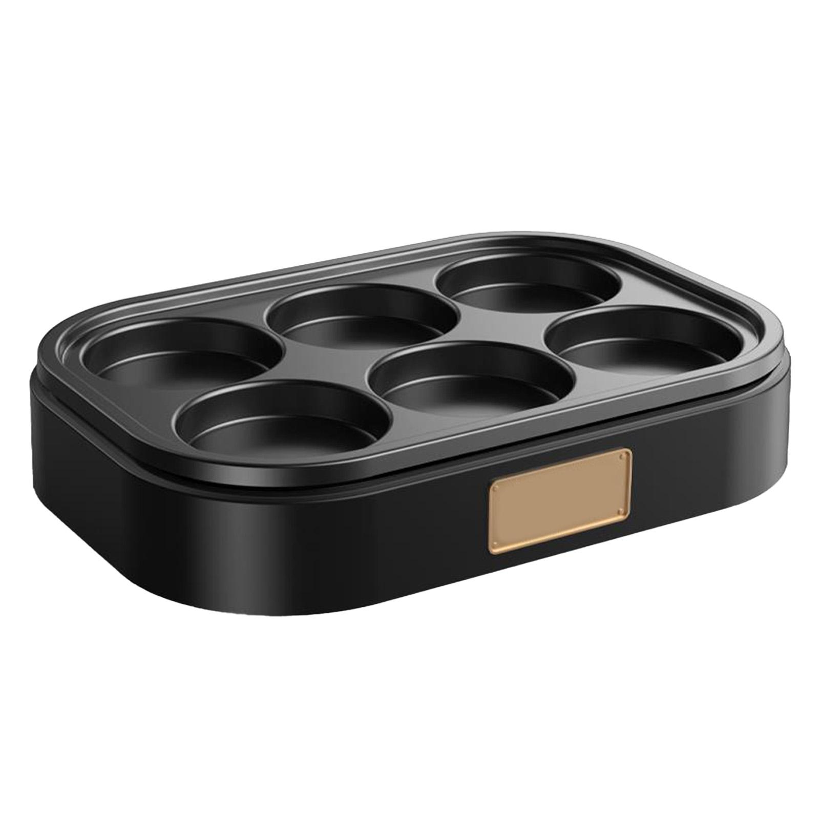 

Форма для яиц на 6 отверстий, сковорода для гамбургеров, антипригарная, для завтрака, многофункциональная, для омлета, блинов, кухонный инструмент