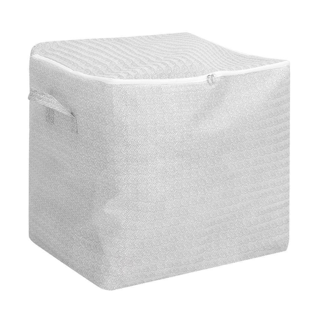 Large-Capacity Quilt Storage Basket Closet Organizers Non-woven Storage Bins  for Travel
