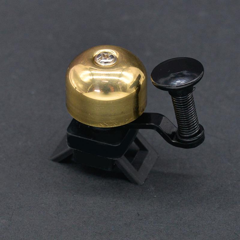 

Retro Classical Bicycle Bell Clear Loud Sound Steel Copper Mountain Bike Handlebar Ring Horn Safety Cycling Cycling Equipment золотой