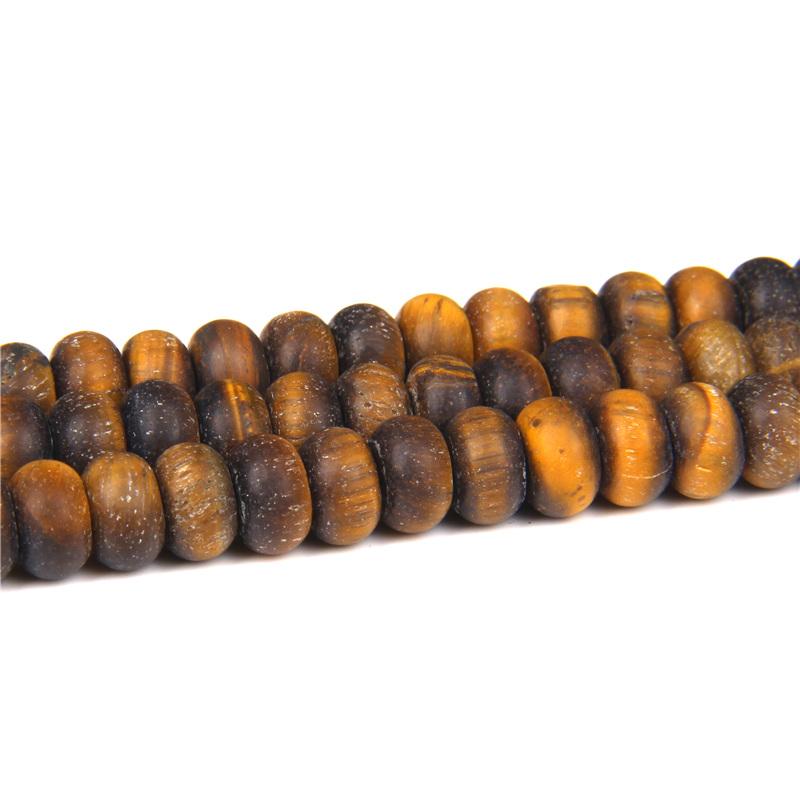 4X6/5X8MM Natural Crystal Stone Abacus Beads Loose Rondelle Spacers Bead Charm For Jewelry Making Bracelet Accessories Finding
