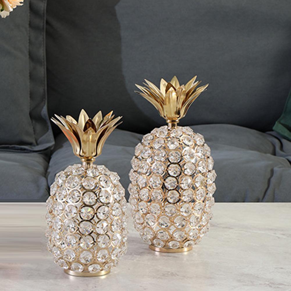 3D For Crystal Fruit Ornament for Home Decoration and Wedding Centerpiece Elegant Rhinestone Accent for Tables and Shelves