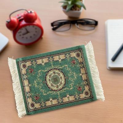 Insulation Place Coffee Cup Mat Photo Background Props Retro Folk Style Table Dining for
