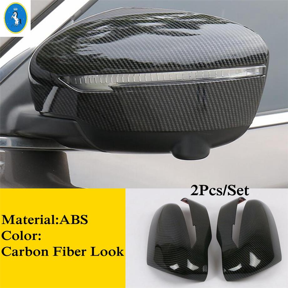 Rearview Mirror Decoration Shell Cover Trim Fit For Nissan Serena 2016 -  Car Shiny / Carbon Fiber Look Exterior Accessories