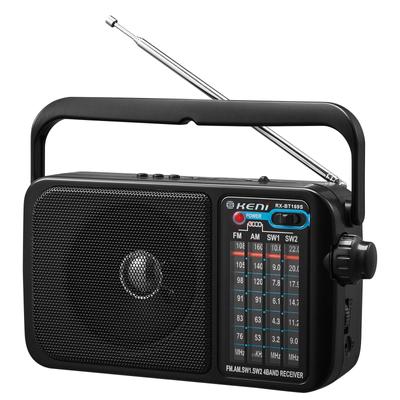 G Keni Portable Radio Radio Card Compatible MP3 Player Portable Radio Digital AC Power Batteries Earphone Jack Included For Learning Easy To Carry