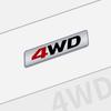Auto Metal 4WD 4X4 SUV Logo 3D Badge Lettering Decals Trunk Sticker For JEEP Toyota Subaru Mitsubishi Nissan Hyundai Car Styling po1