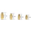 20pcs Brass Copper Fishing Sinkers Weights RIG 1.8g 3.5g 7g 10g Set for Soft Lure Rigging and Fly Tying Tackle Accessories 260319