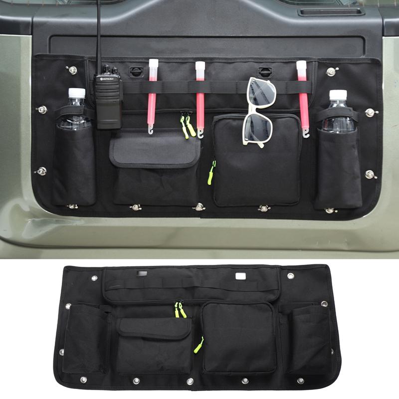 

For Land Rover Defender 90 110 130 2020-2025 Multi Functional Car Tailgate Storage Bag Organizer Tool Multi-Pockets Cargo Bag