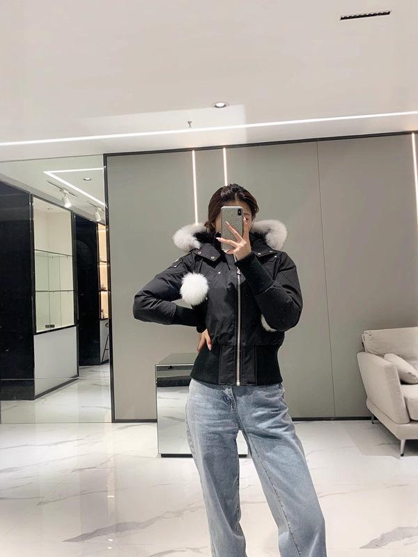 Putian high version goose scissors down jacket classic thickened jacket Canadian women's fur collar Q coat