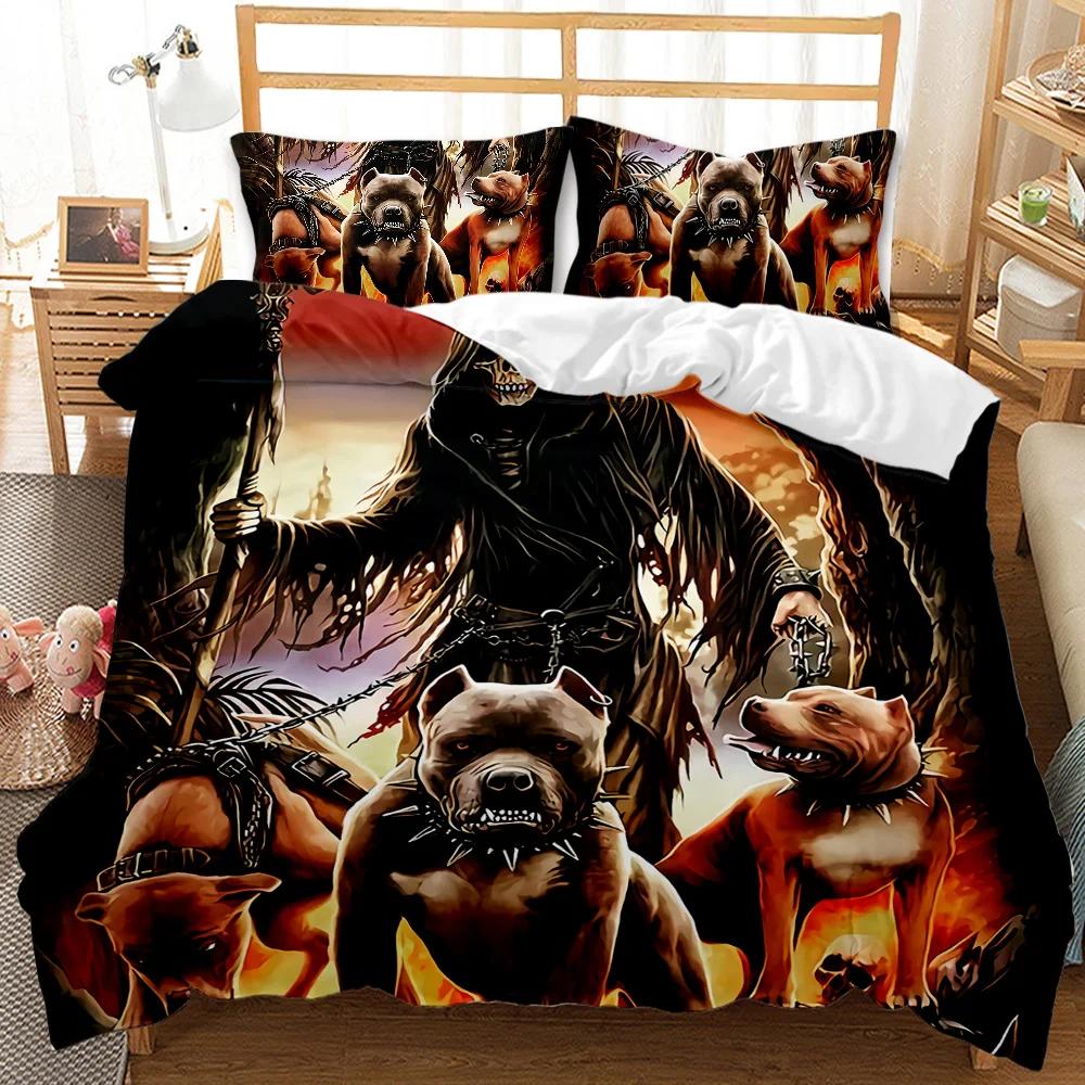 Döskalle Påslakanset Spelgud Sängkläder Poker Skelett Tonåringar Vuxna Döskalle Dubbel Queen King Size Polyester Täcke Överdrag