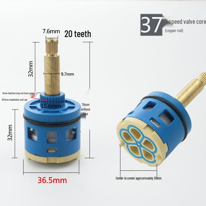 

5-Speed Valve Core for Hot/Cold Water Splitter - Kitchen/Bathroom Faucet Mixer Accessory