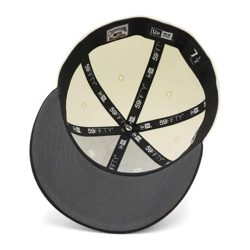 New Era LP 59FIFTY Cap MLB Atlanta Braves ATL White with Side Exclusive to and Also a stylish streetwear brand hat with a low profile and side Perfect
