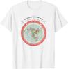 NY BEGRÄNSAD Platt Jordteori Världskarta T-shirts Rolig Konspirationsteori T-shirt S-3XL Unisex T-shirt