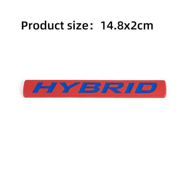 Car Sticker Emblem Auto Badge Decal for Hybrid Synergy Drive Letter Prius Camry Rav4 Crown Auris Honda Focus Toyota Styling