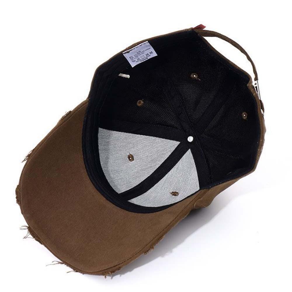 Soft Tattered Peaked Cap Cotton Sunscreen Hat Fashion Embroidered Baseball Cap  Party