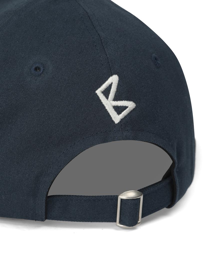 BLOW Tone-On-Tone Logo Ball Cap - Navy