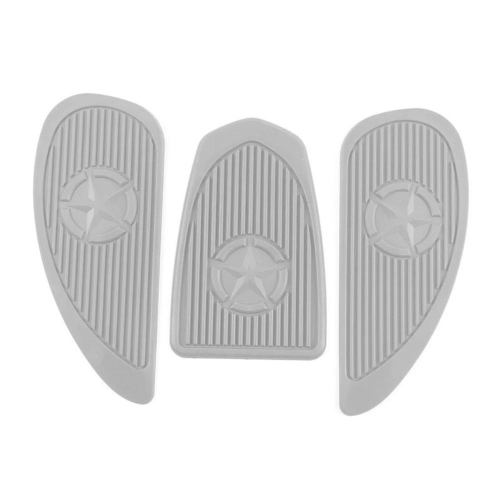 

3 шт./компл. мотоцикл Cafe Racer накладка на топливный бак боковая наклейка на бензобак защита колена винтажные боковые панели классика для Honda