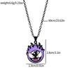 Pokemon Anime Gengar Pendant Necklace Kawaii Gengar Neck Chain for Fans Accessories Gifts