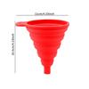 Motorcycle Engine Oil Funnel Car Universal Silicone Liquid Funnel Foldable Portable Oil Change Telescopic LongNeck Liquid Funnel