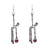 Gothic Festive Dancing Skeletons Dangle Earring Halloween Horror Skull Personality Hip for Pop Earring for Women Girl Gi