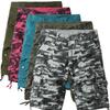 Men's Large Camouflage Multi-Pocket Loose Work Shorts