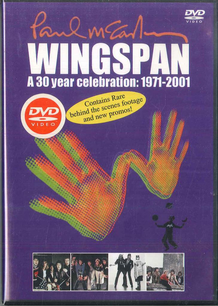 DVD PAUL MCCARTNEY - Wingspan A 30 Year Celebration 1971 NONE HERCULES Non Japan Music Video Used