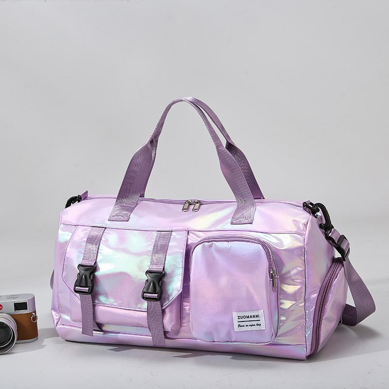 Dámská cestovní taška na krátkou vzdálenost Velkokapacitní taška na sucho a na mokro Samostatná taška na boty Samostatná přihrádka na boty Kabelka Taška na zavazadla Úložná taška