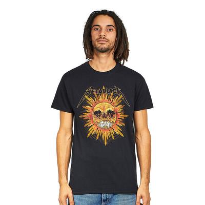 Czarna koszulka unisex Metallica Pushead Sun