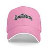 San Andreas Black Baseball Cap with White Embroidered Logo Classic Street Style Adjustable Fit for Men and Women