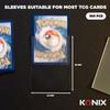 Protège-cartes - KONIX - Perfect Sleeves - 100 pochettes - Compatible Magic The Gathering, Pokémon -Transparent