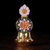 Chinese Style Specialty Copper Alloy Painted Dorma Food Pastry Flower Tibetan Buddhist Supplies Home Accessories