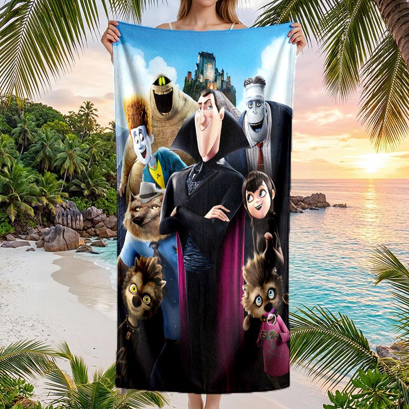 Large Beach Towel Quick Dry Absorbent Towel For Beach IndoorHotel Transylvania