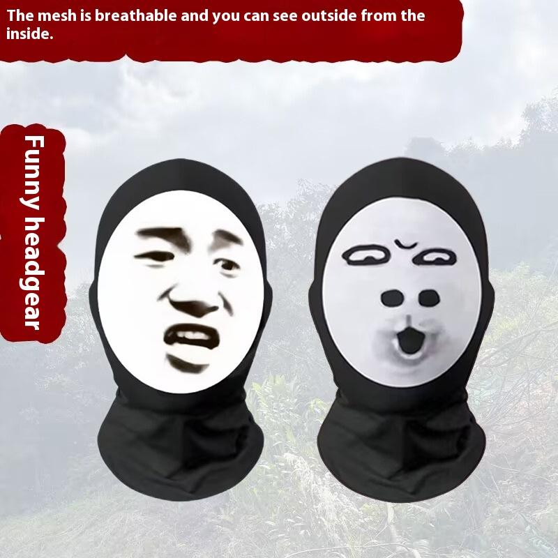 1/2Pcs Bandana Tube Neckchief Gaiter Printed Headgear Cover Head Scarf Headband Funny 3D Seamless Magic Celebrity Face Mask