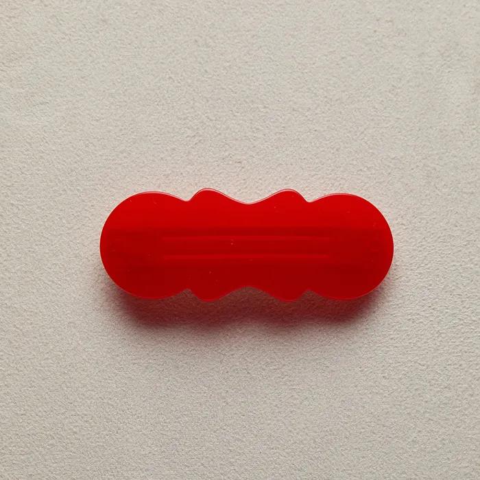 Wave barrette(Red)