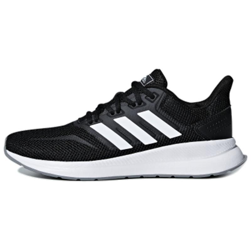Adidas Neo Runfalcon 1.0 Breathable Support Low Top Casual Running Shoes Women's Black White Sneakers F36218