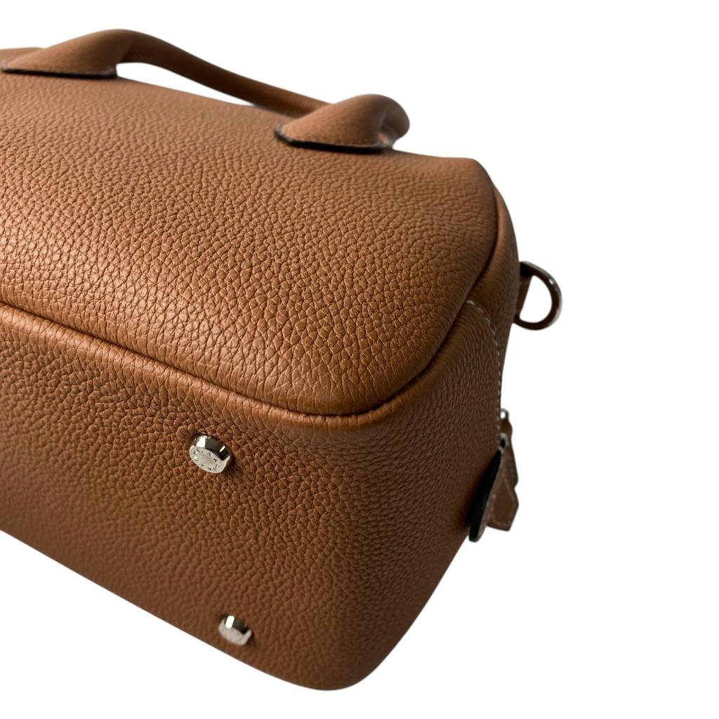 Used Shoulder Bag Brown Leather Women