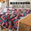 Bohemian Fringed Tablecloth American Retro Jacquard Cotton Linen Heavy Duty Dining Table Cover