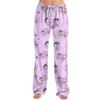 Womens Pajama Pants Sleepwear Casual Drawstring Elastic Waist Pants Comfy Straight Yoga Loose Trousers