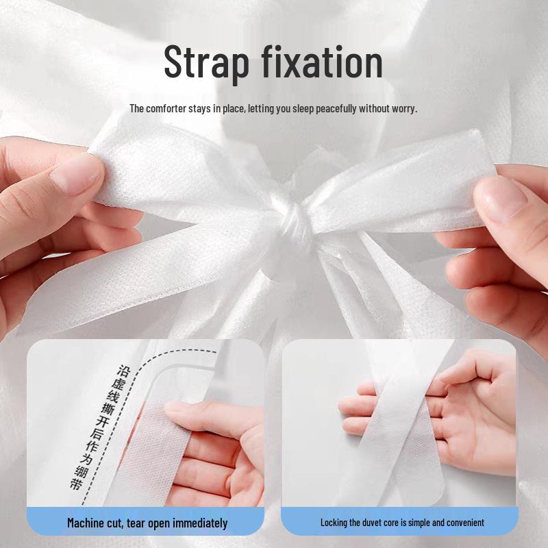 Travel Bedding Set: Disposable Bed Sheets, Duvet Covers & Pillowcases - 3 or 4 Piece Hotel & Train Sleeper Kit