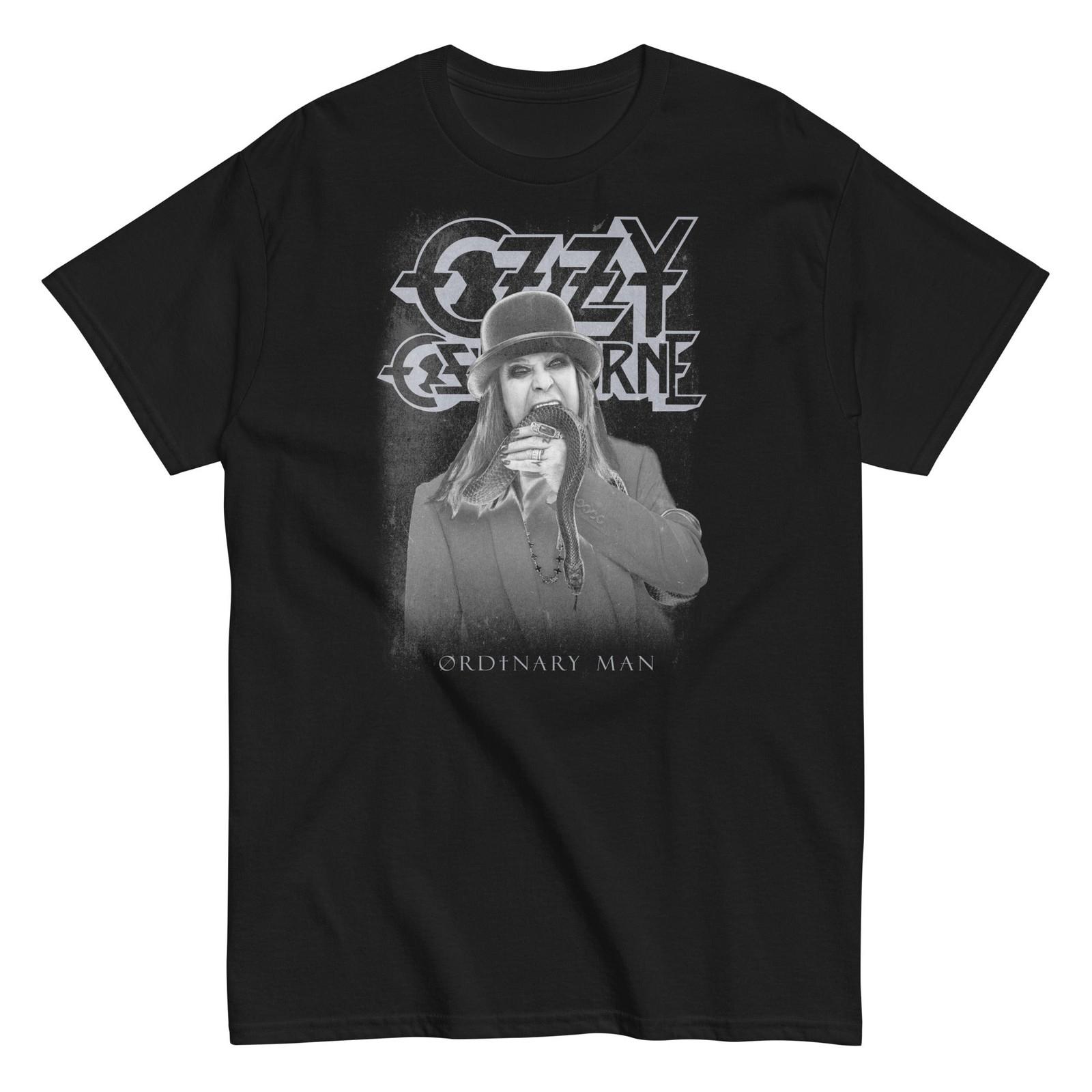 MerchMoment Ozzy Osbourne Ordinary Man T-Shirt T-Shirt Black New L