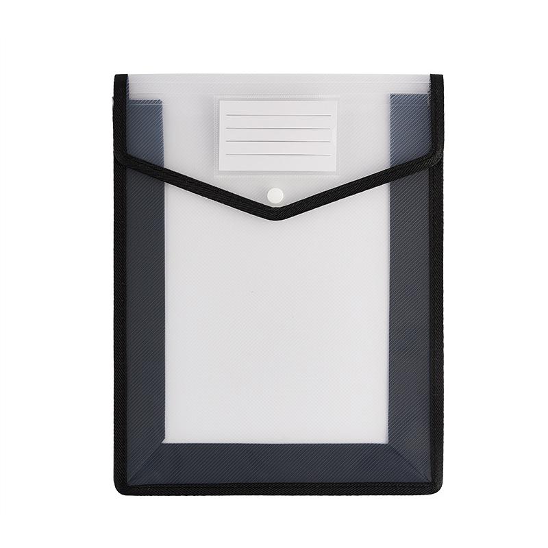 A4 Waterproof Transparent Document Storage Organizer Three-Dimensional File Bag Durable Waterproof Large Capacity
