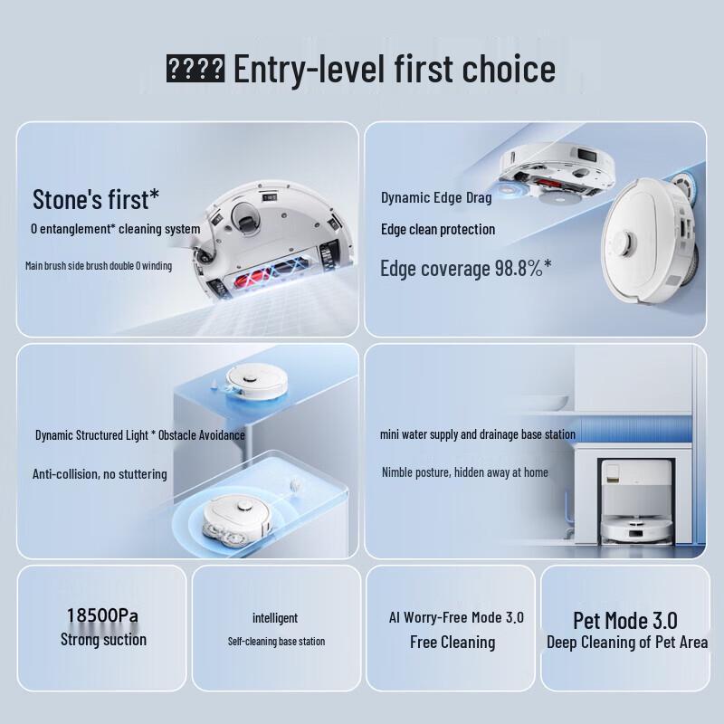 Roborock P20 Robot Vacuum and Mop with Auto Water Fill/Drain