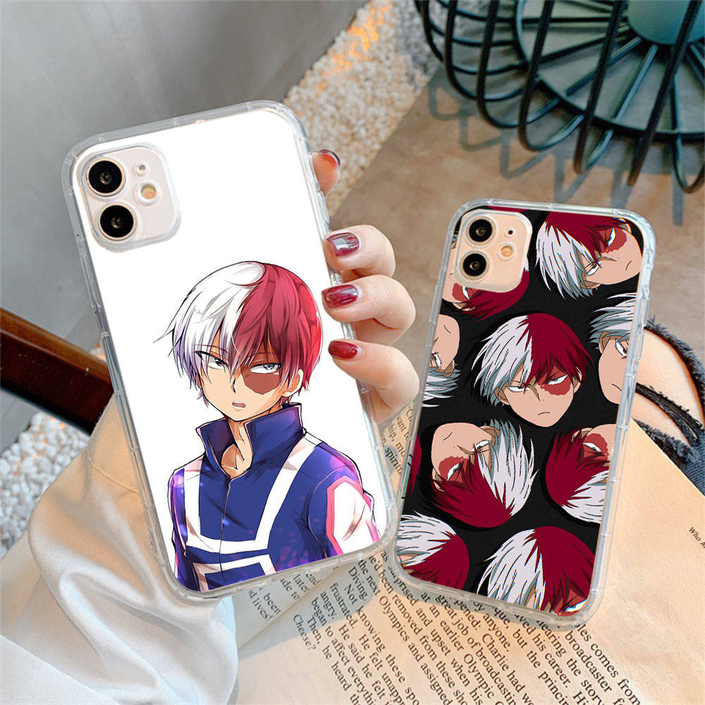 Pouzdro pro Samsung A04 A14 A23 A34 A54 M23 M33 M52 M53 Realme 10 9 C30S C35 C55 VIVO Y02S Y21 Y51 X80 Pro Transparent Cover WI69 My Hero Academia