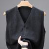 Single Breasted Pullover Autumn Sleeveless Vests Men Work Sweater Knitted Male Waistcoat Jumper Pullovers Roupas Masculinas