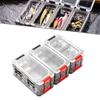 Fishing Tackle Storage Box Fishing Lures Tackle Organizers Fishing Water Resistant Magnetic Luminous Tackle Box