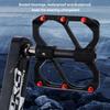 2PCS Road Bike Pedals Aluminum Alloy Anti Slip Lightweight Flat Platform Pedals for Mountain Bike Black