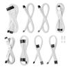 CableMod Pro ModMesh Sleeved 12VHPWR Dual StealthSense Cable Kit for EVGA T E-Series 12V-2x6 G/G+ / P/P+ / (White)