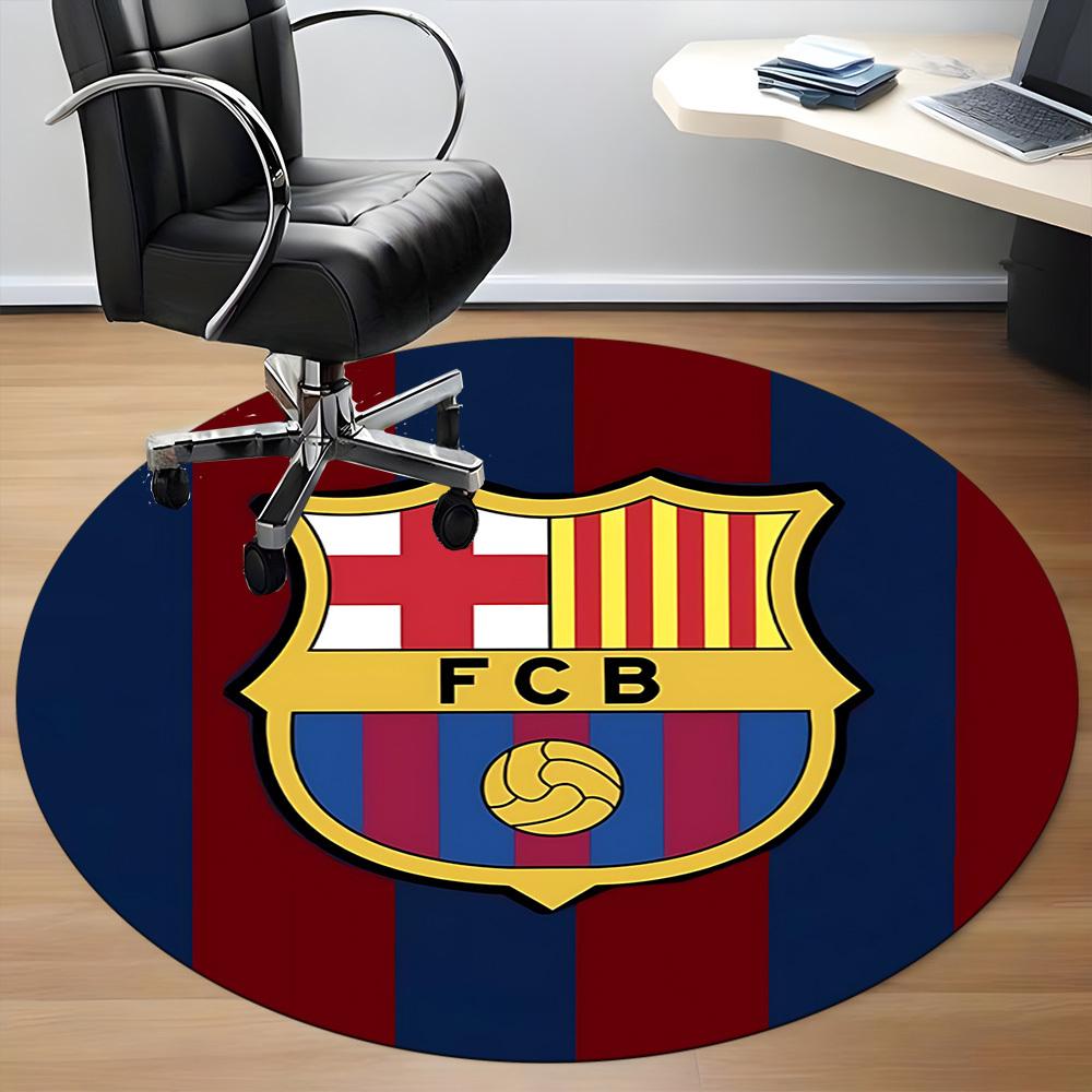 1PC Office Round Rug, Non-slip, Soft and Durable Office Rug for Interior Decoration, Perfect for Office, Beautiful Decoration